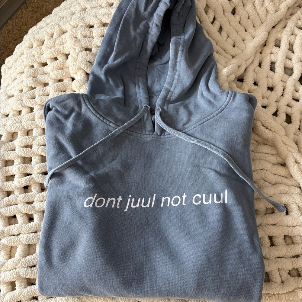 Blue Graphic Hoodie